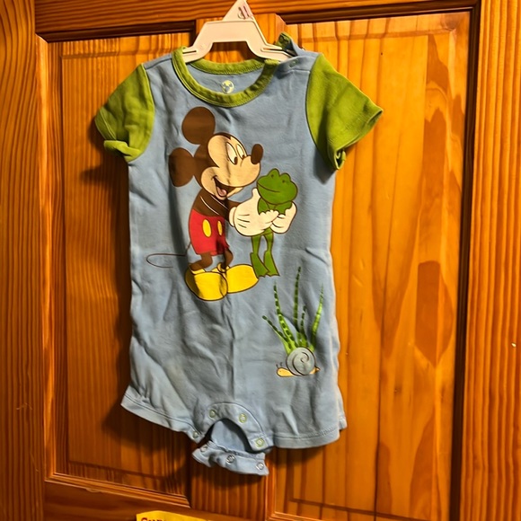 Boys size 18 months Mickey Mouse with frog onesie by The Disney Store - Picture 1 of 7